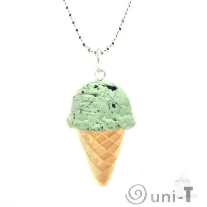 Scented Mint Chocolate Chip Ice-Cream Necklace THJ