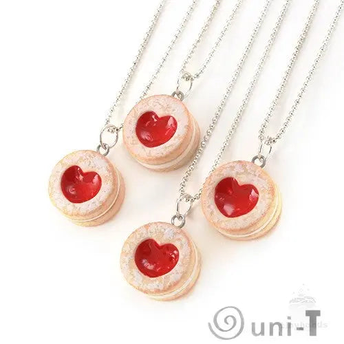 Scented Shortcake Heart Cookie Necklace THJ