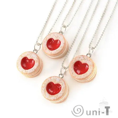 Scented Shortcake Heart Cookie Necklace THJ