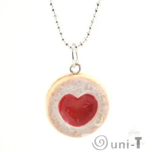 Scented Shortcake Heart Cookie Necklace THJ