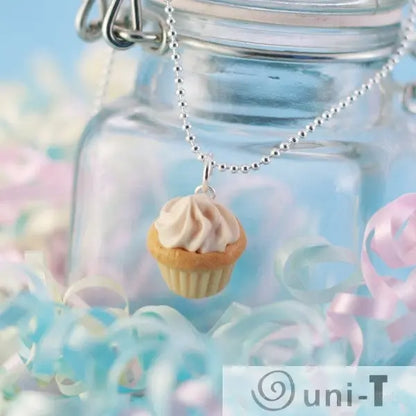 Scented Vanilla Cupcake Necklace THJ