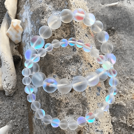 Stretchy Mermaid Bead Bracelets, Glow Bead Beach Bracelets Uni-T Bracelets