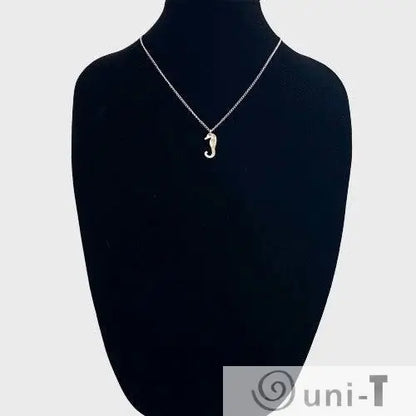 Seahorse Necklace, Precious Metal Clay 99% Silver with Sterling Silver Chain Amy Vulfovich