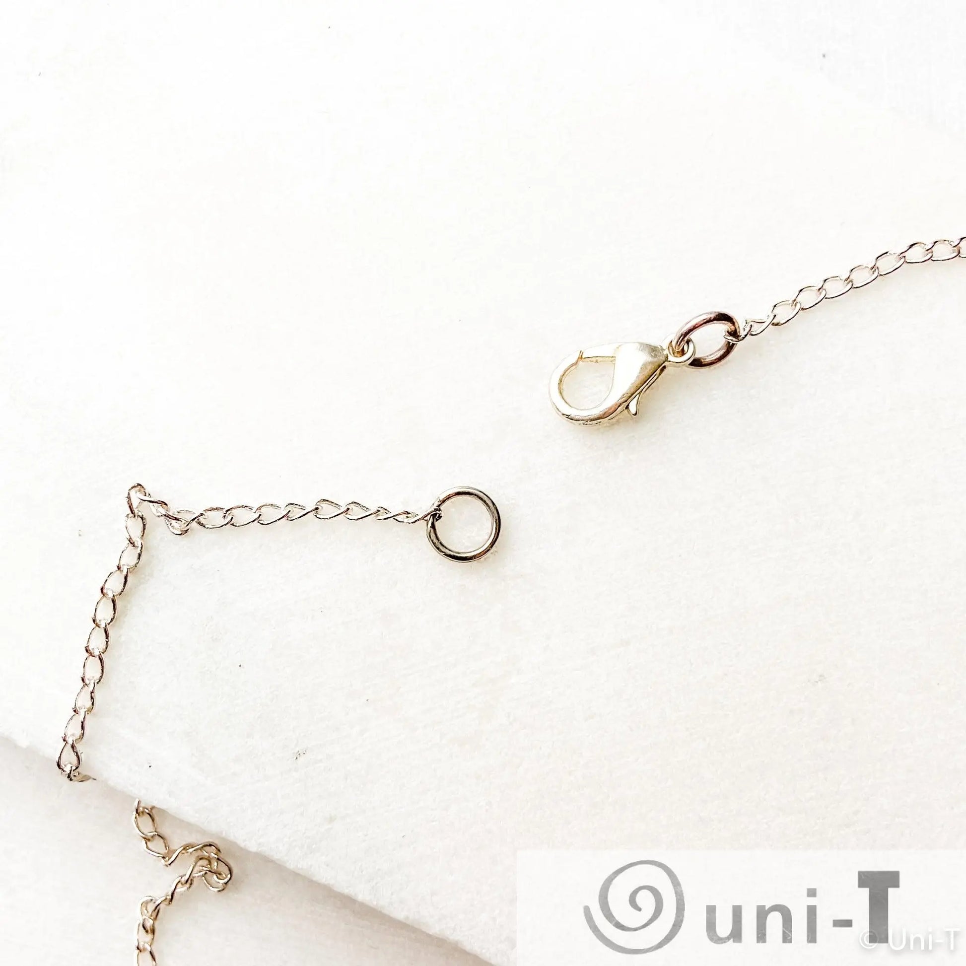 Silver Ball Line Necklace, Precious Metal 99% Silver Clay with Sterling Silver Chain Amy Vulfovich