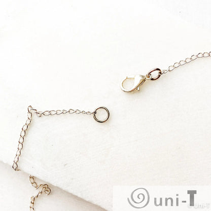 Silver Ball Line Necklace, Precious Metal 99% Silver Clay with Sterling Silver Chain Amy Vulfovich