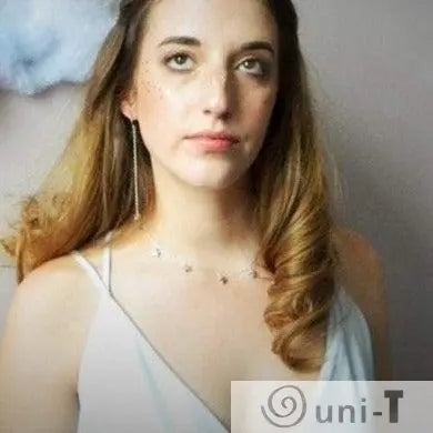 Silver Star Necklace - Silver Plated on Hematite Stars with Sterling Silver Chain Nicole Goulet