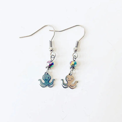 Smiling Octopus Earrings Shana Cohen