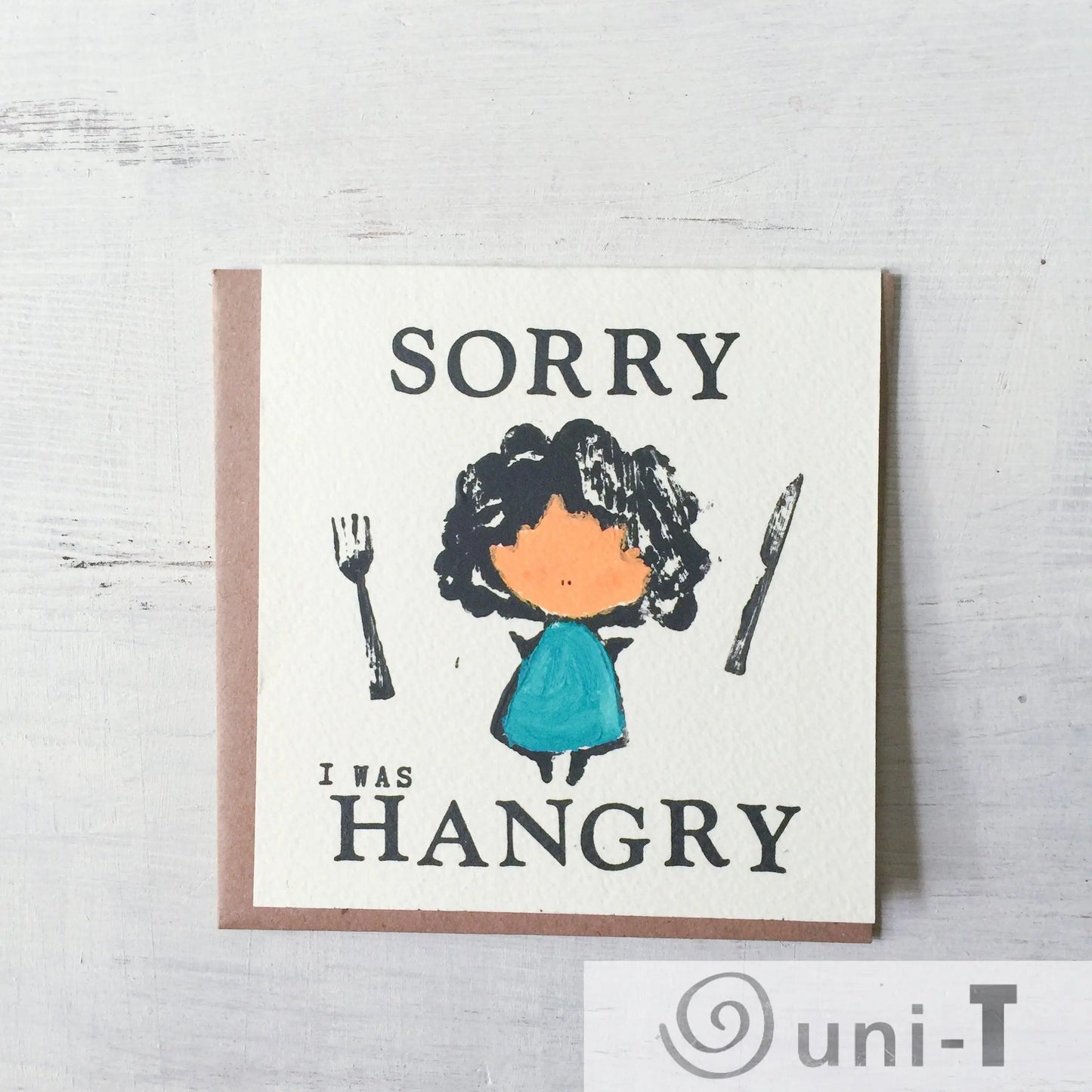 Sorry I Was Hangry Card Janine Kwoh