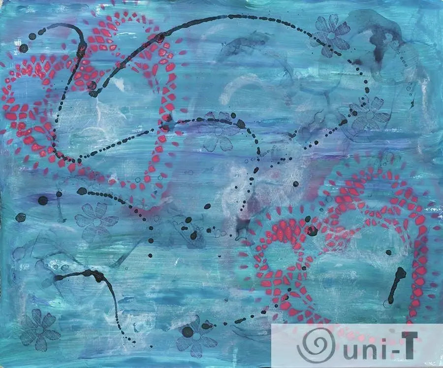 Spread a little Happy Giclee Print, Happy Art, Colorful Art 8x10 Melissa Partridge