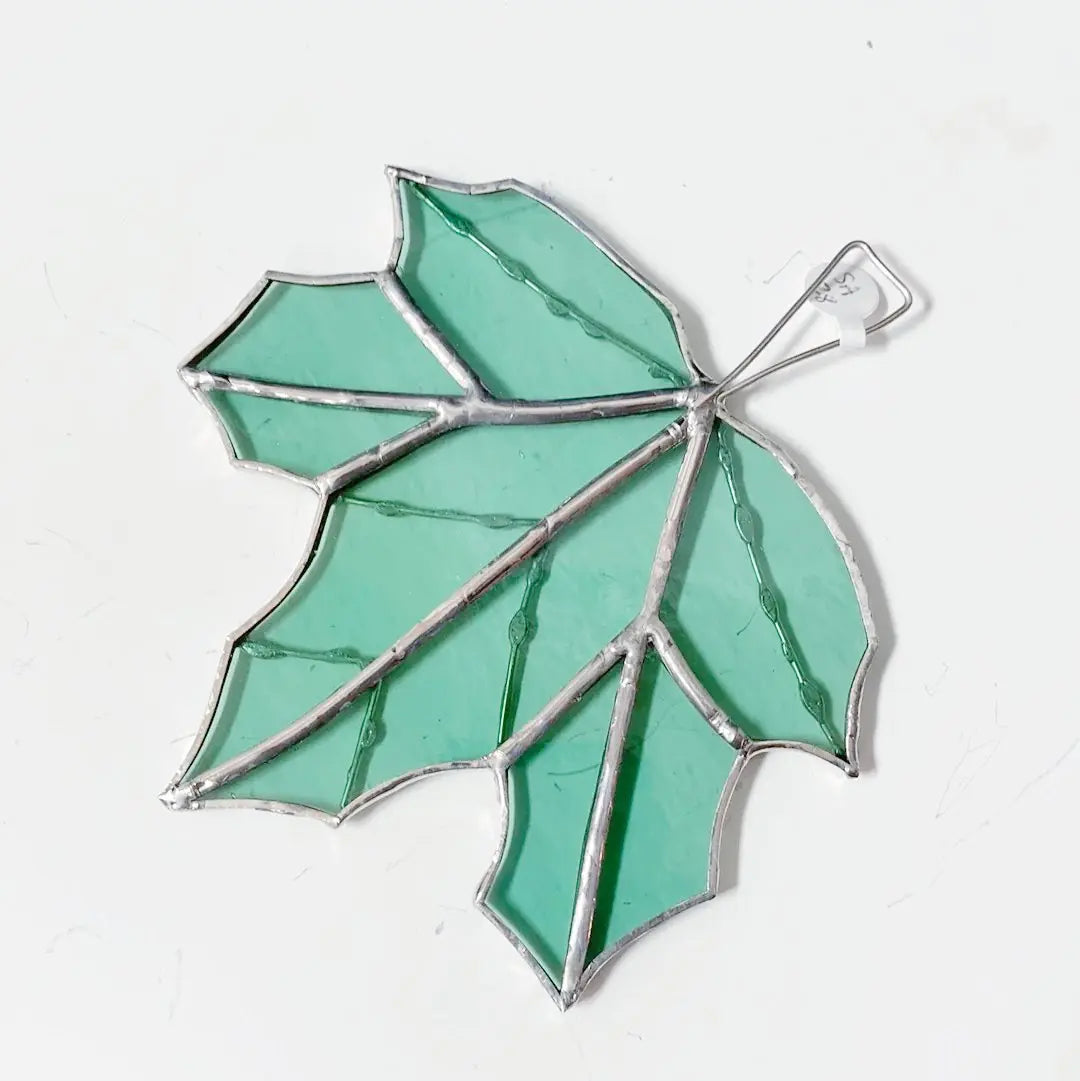 Stained Glass Maple Leaves Sarah Alessandro