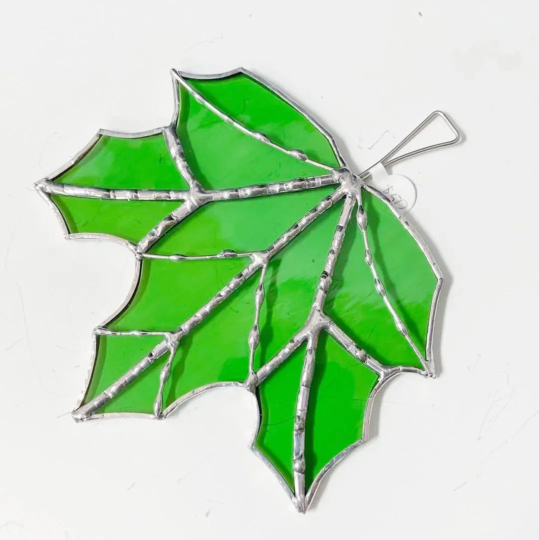 Stained Glass Maple Leaves Sarah Alessandro