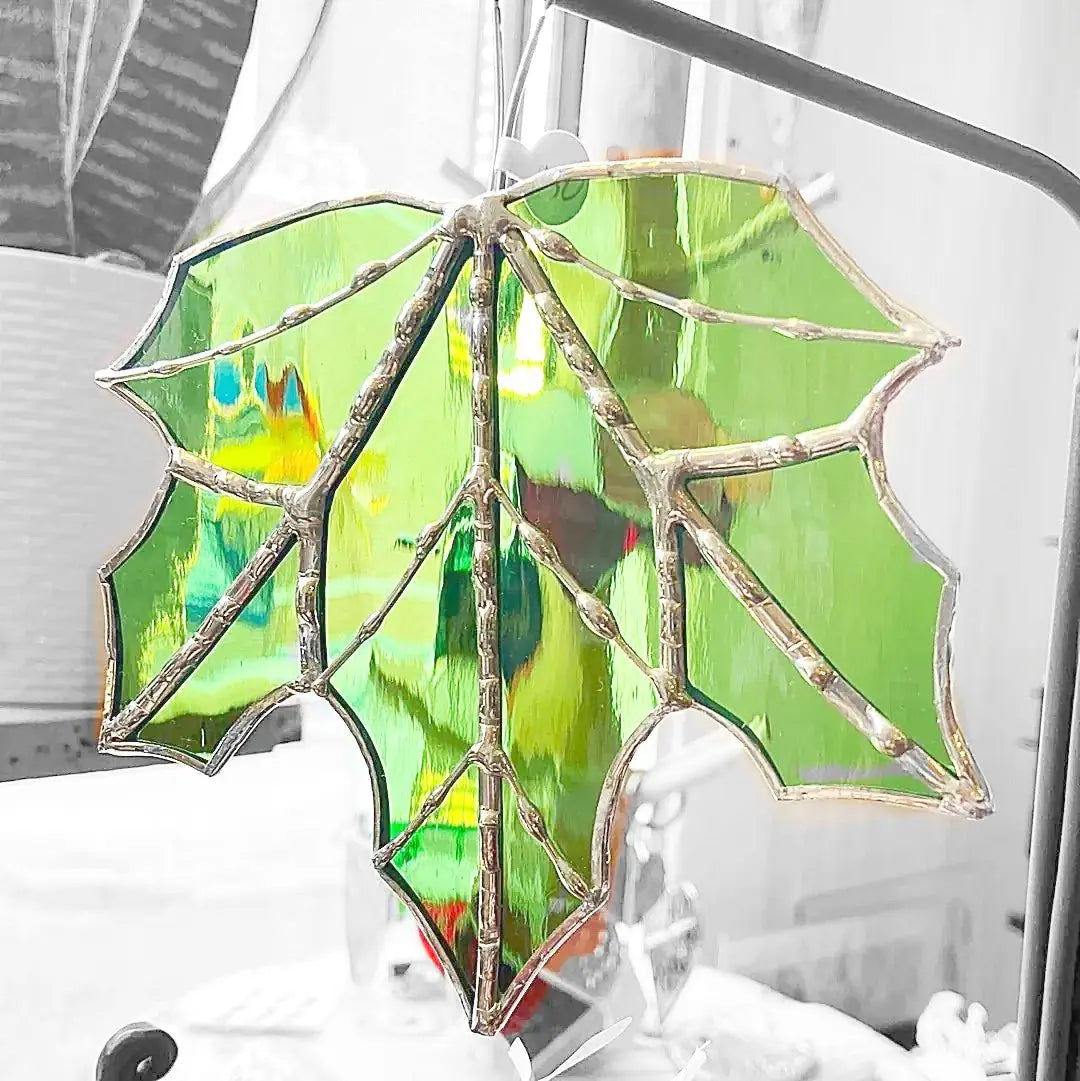 Stained Glass Maple Leaves Sarah Alessandro