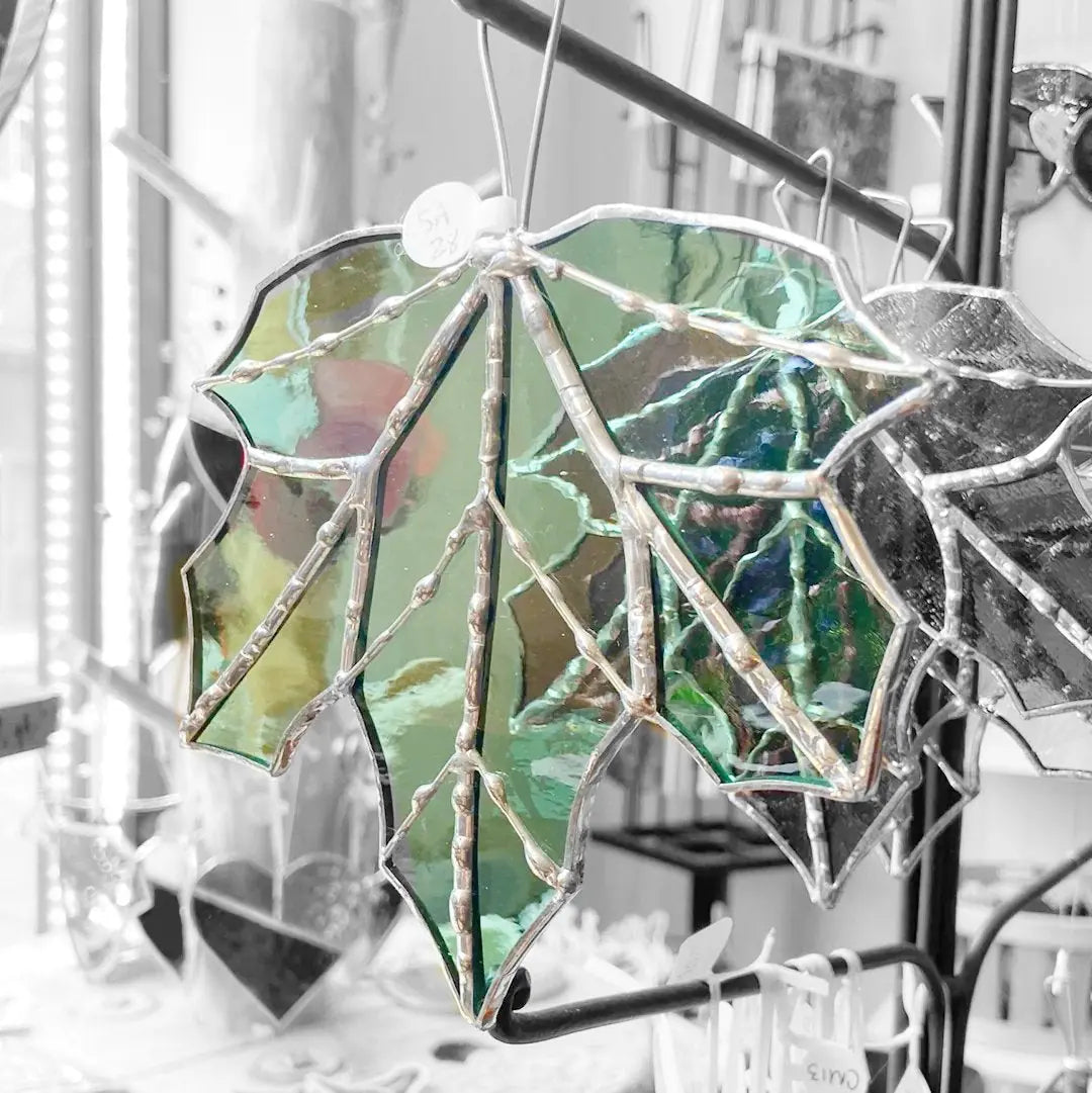 Stained Glass Maple Leaves Sarah Alessandro