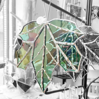 Stained Glass Maple Leaves Sarah Alessandro