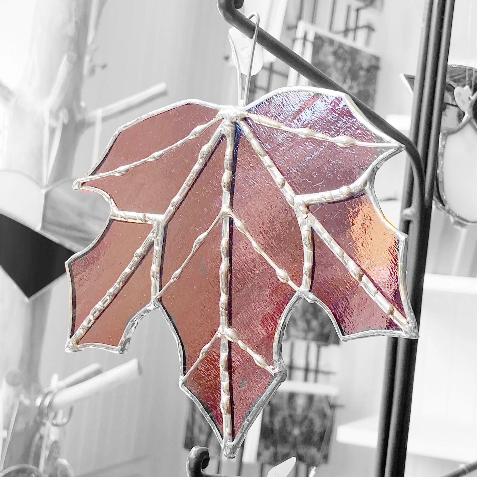 Stained Glass Maple Leaves Sarah Alessandro