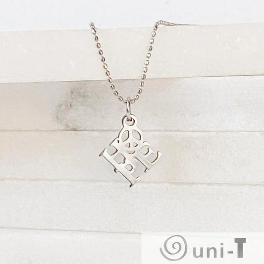 Stainless Steel Charm Necklace - Hope & Peace Kathy James