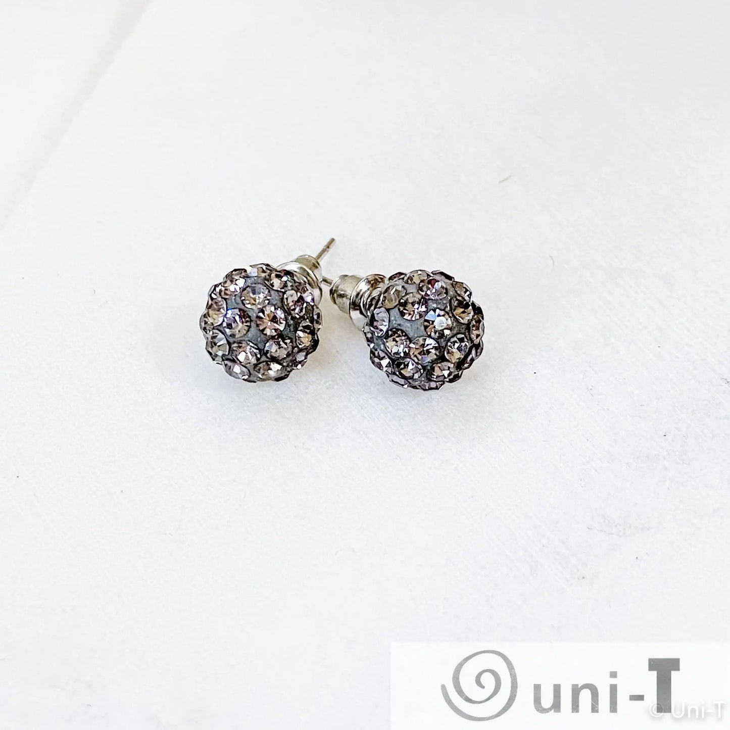 Starburst Ball Shape Rhinestone Stud Earrings - Assorted Colors Lisa Trachtman