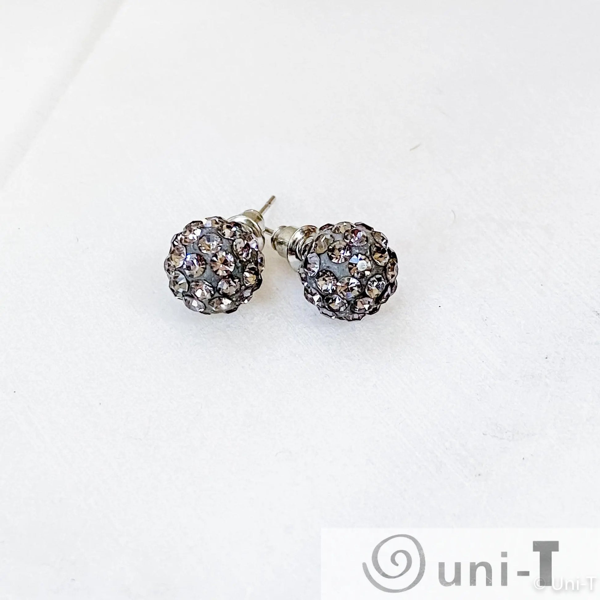 Starburst Ball Shape Rhinestone Stud Earrings - Assorted Colors Lisa Trachtman