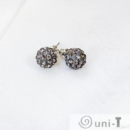 Starburst Ball Shape Rhinestone Stud Earrings - Assorted Colors Lisa Trachtman