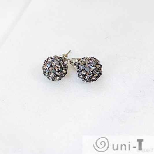 Starburst Ball Shape Rhinestone Stud Earrings - Assorted Colors Lisa Trachtman