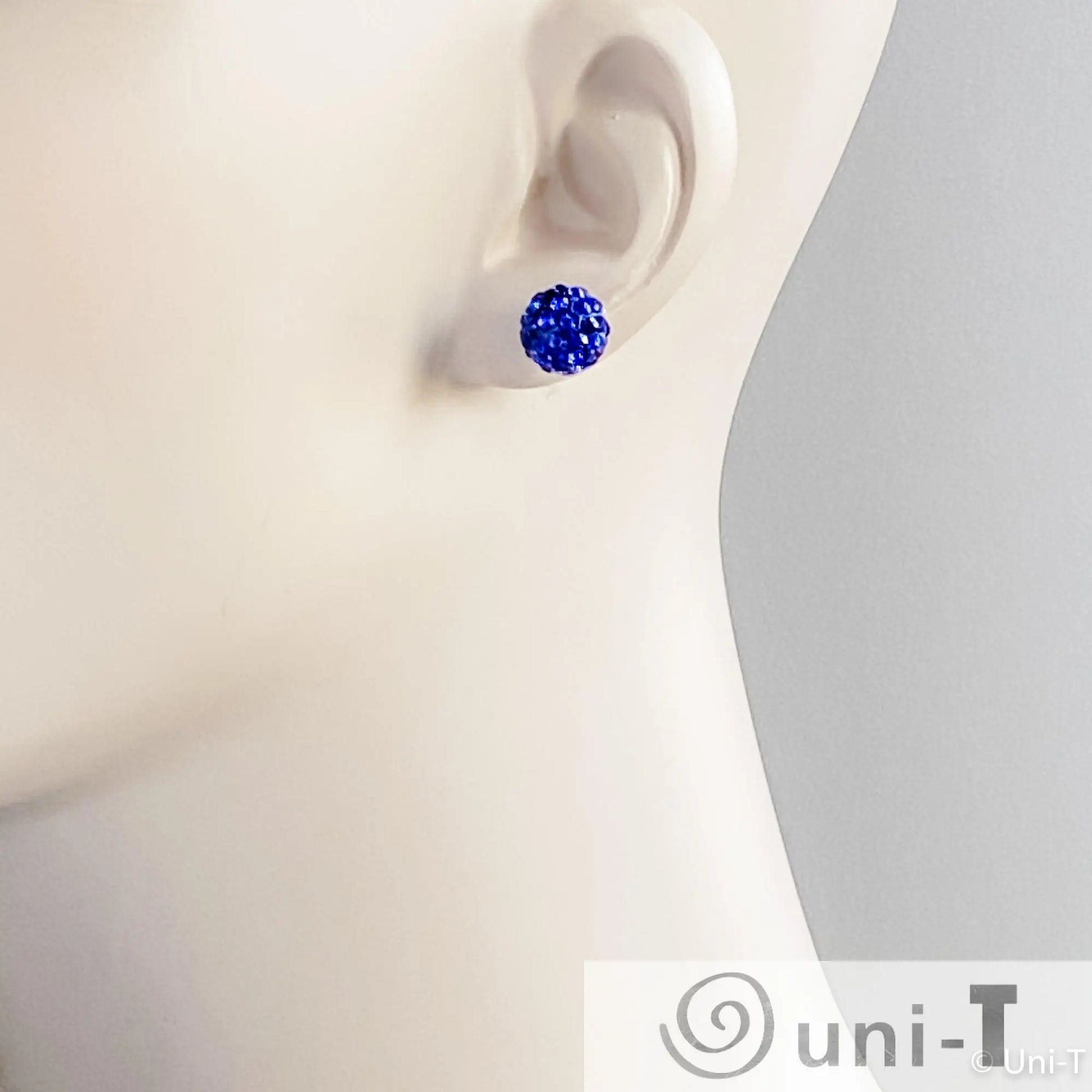 Starburst Ball Shape Rhinestone Stud Earrings - Assorted Colors Lisa Trachtman