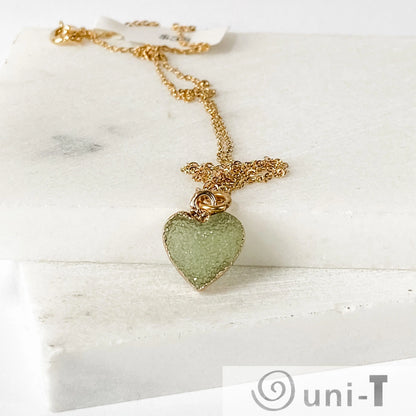Stone Heart Necklace Lisa Trachtman