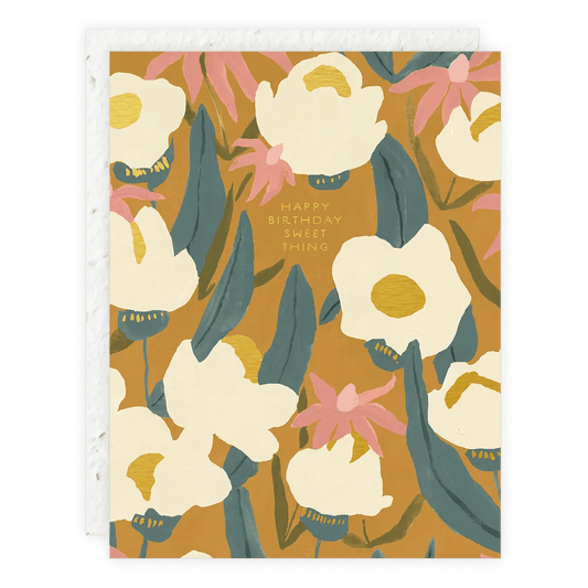Sweet Thing - Birthday Card: Without cello sleeve Seedlings