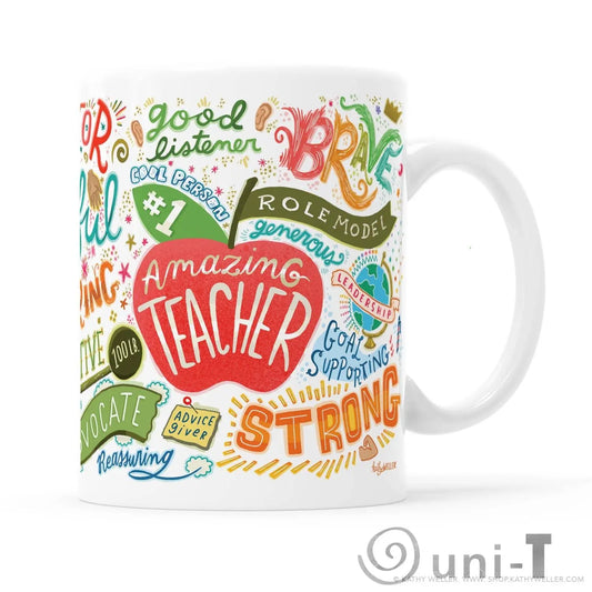 Teacher Appreciation Mug Kathy Weller Art+Ideas