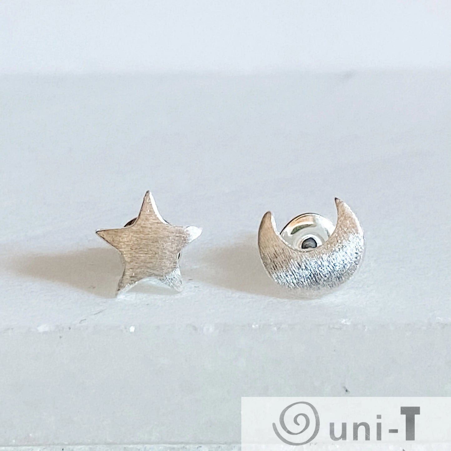 The Moon and The Star Stud Earrings Lisa Trachtman