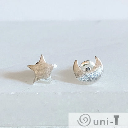 The Moon and The Star Stud Earrings Lisa Trachtman