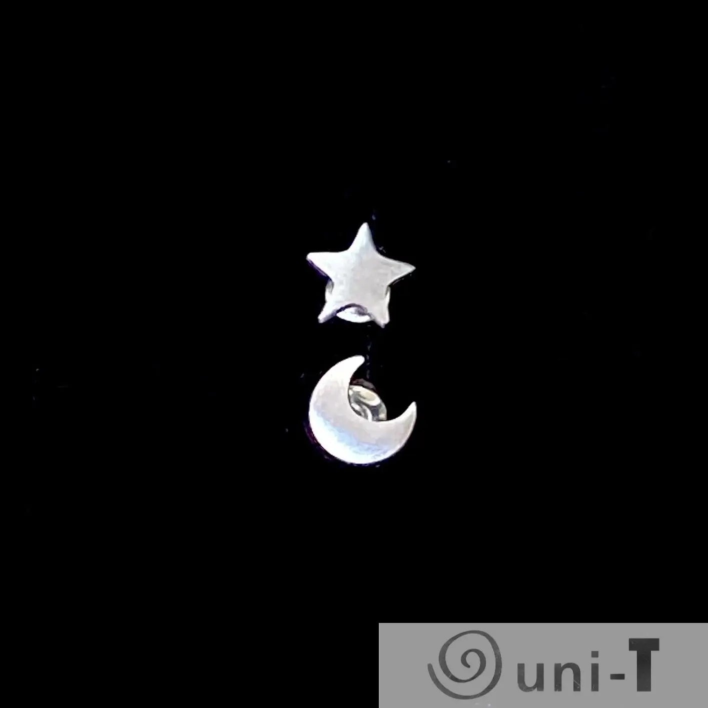 The Moon and The Star Stud Earrings Lisa Trachtman