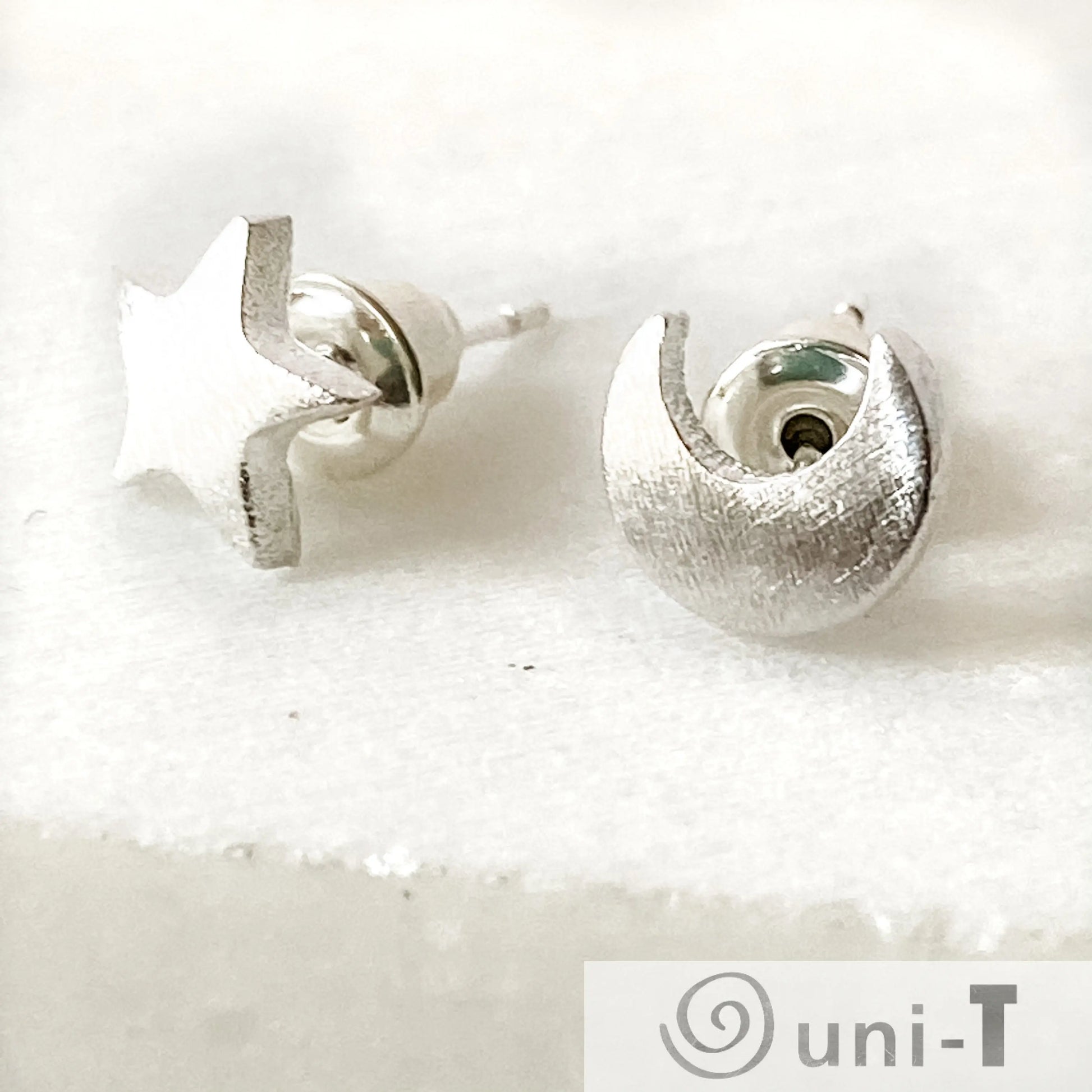 The Moon and The Star Stud Earrings Lisa Trachtman