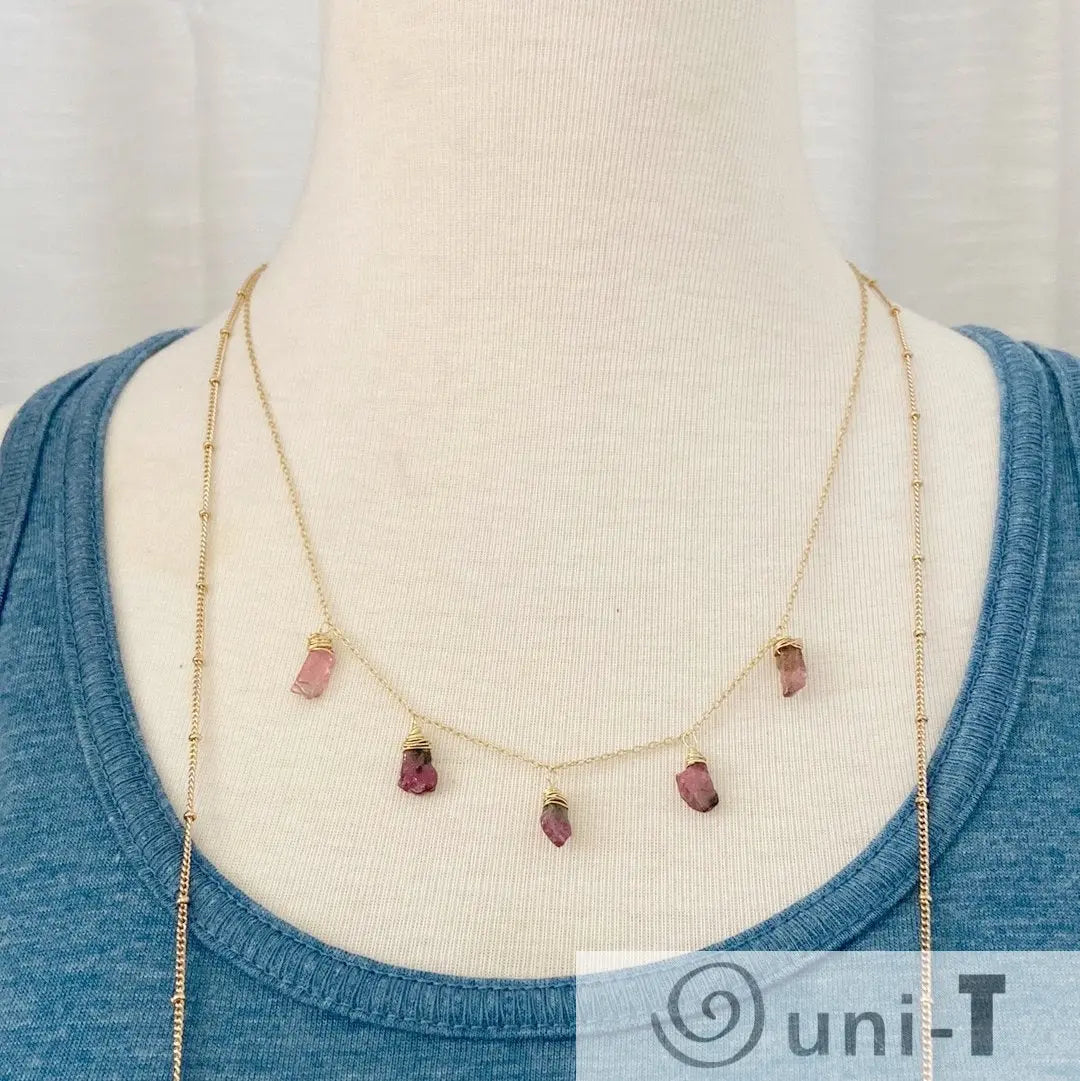 Tourmaline Silk Necklace Janine Gerade