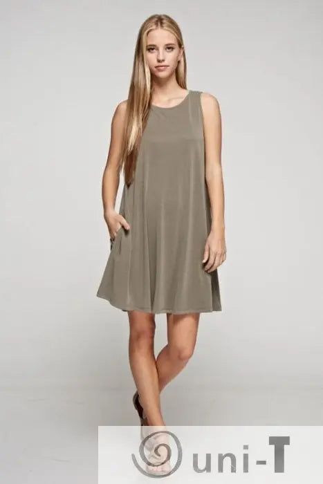 Trapeze Shift Dress SBS Uni-T