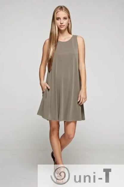 Trapeze Shift Dress SBS Uni-T