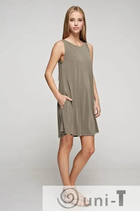 Trapeze Shift Dress SBS Uni-T