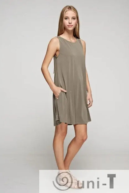Trapeze Shift Dress SBS Uni-T