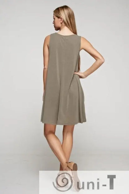 Trapeze Shift Dress SBS Uni-T