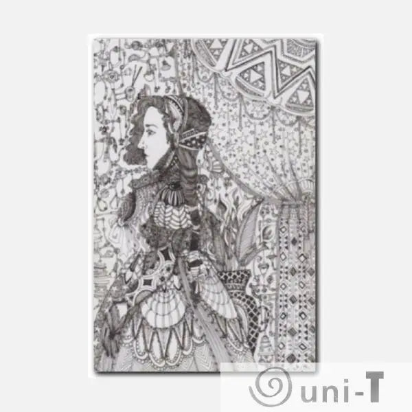 Triangle Lady, Postcard Julia Zimmerman