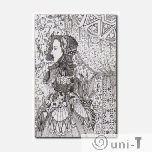 Triangle Lady, Postcard Julia Zimmerman