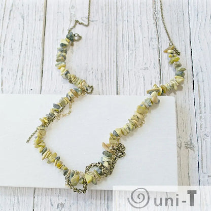 Turquoise & Chain Necklace Sasha Walsh