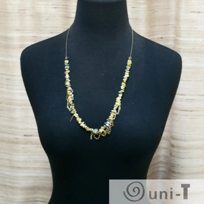 Turquoise & Chain Necklace Sasha Walsh