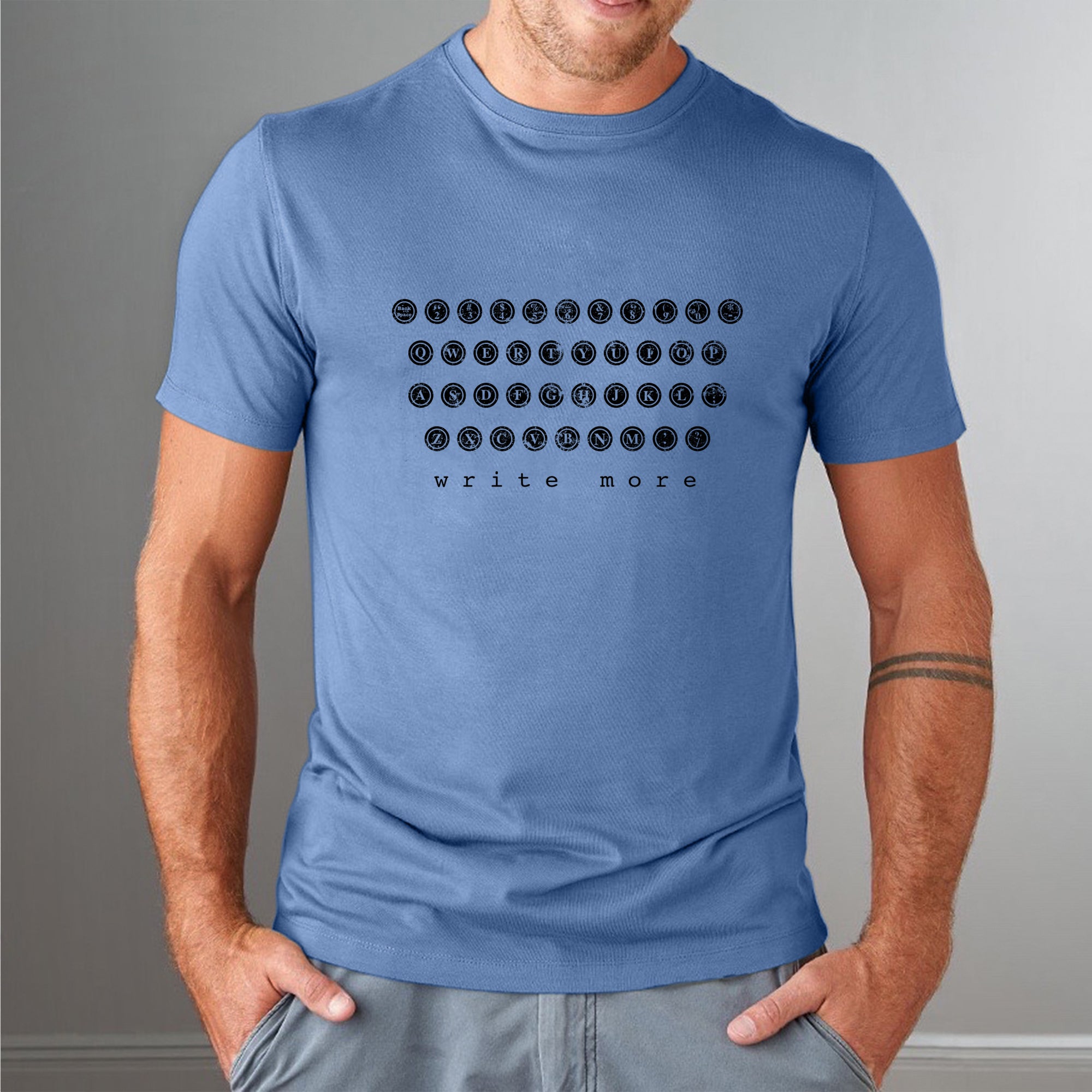 Typewriter T-shirt for Men - Write More