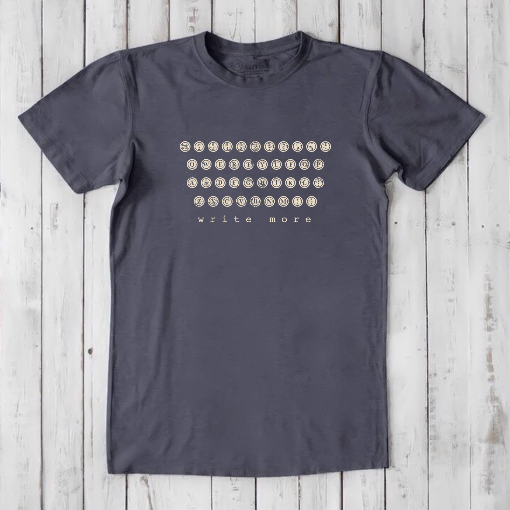Typewriter T-shirt for Men - Write More Uni-T