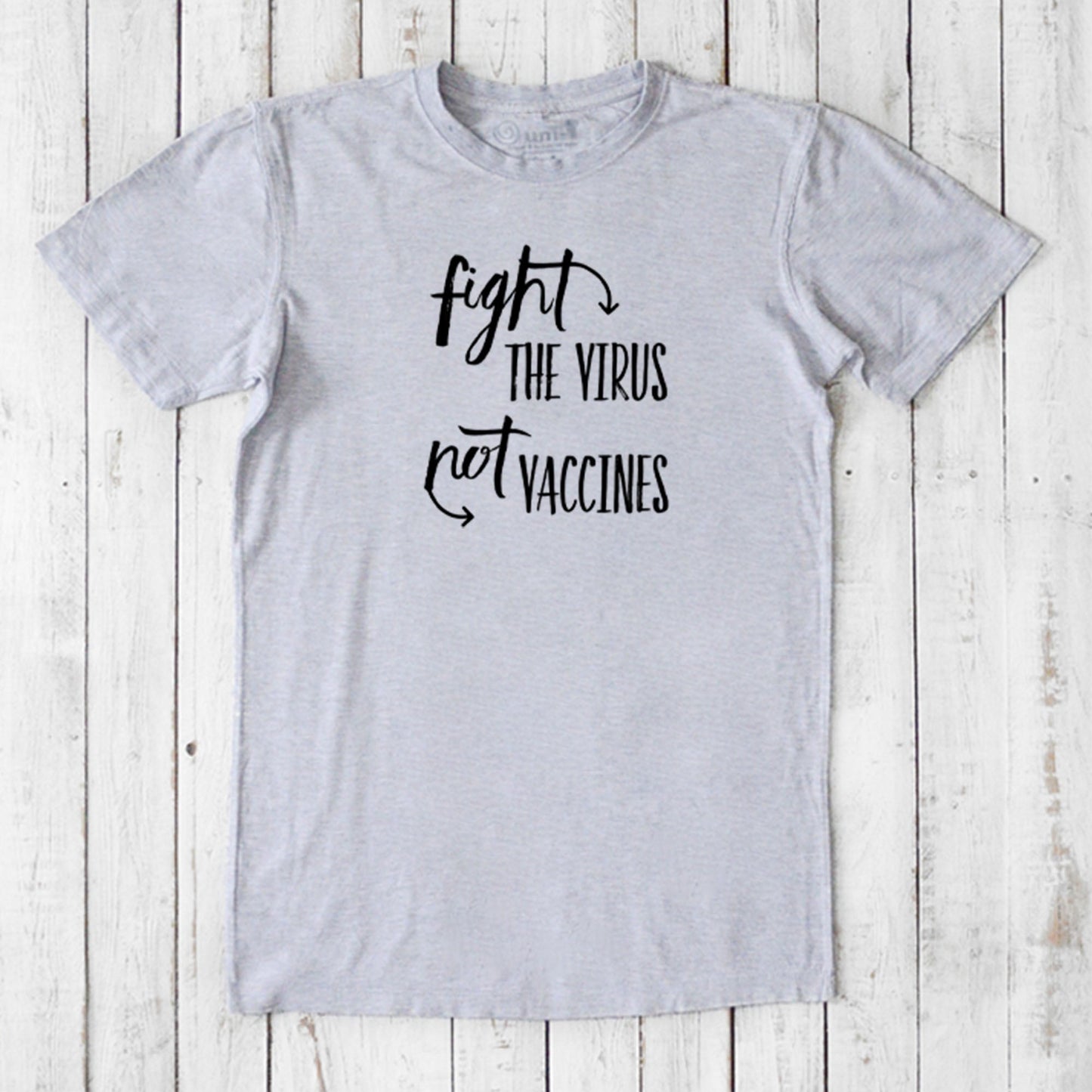 Vaccine T-shirt for Men Uni-T