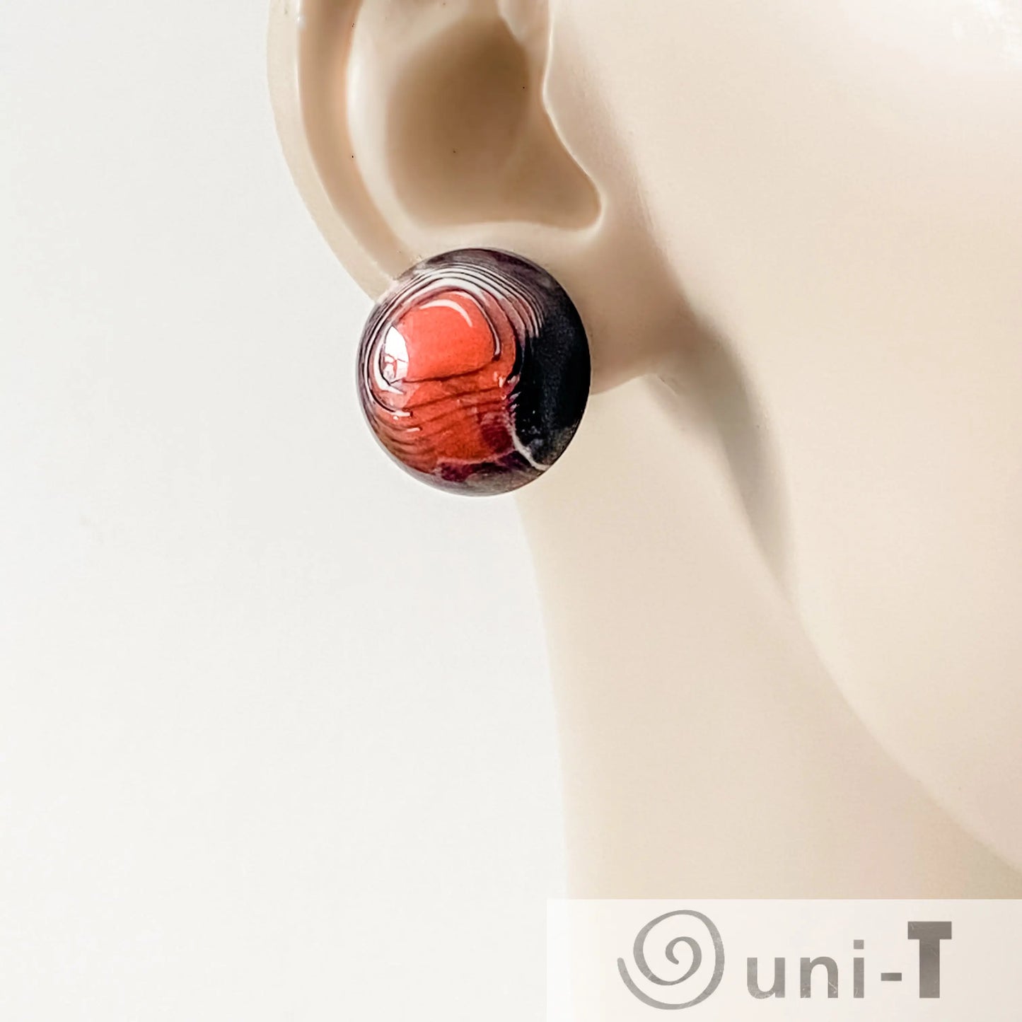 Vintage Lucite Stud Earrings Lisa Trachtman