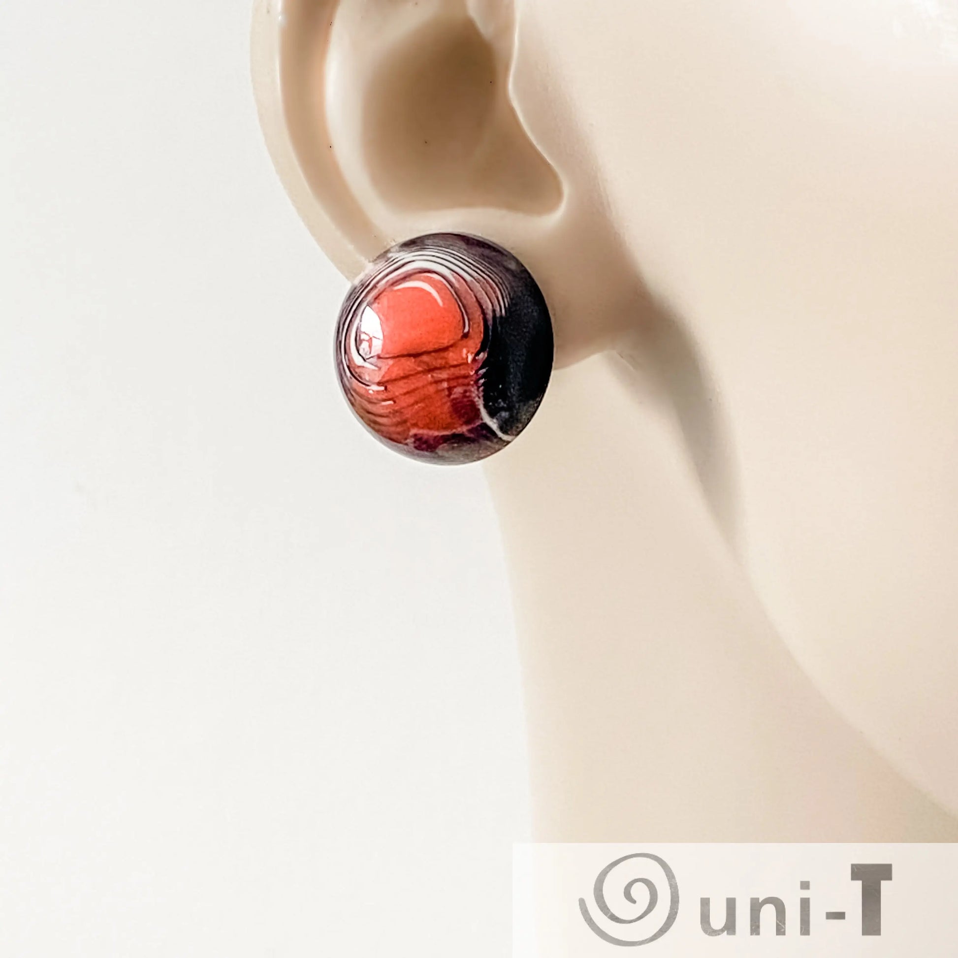 Vintage Lucite Stud Earrings Lisa Trachtman