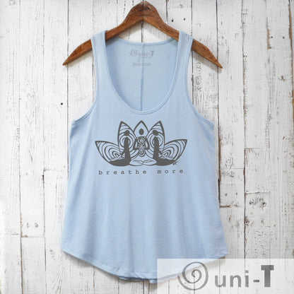 Vintage Washed Tank Top for Women - Breathe More Uni-T