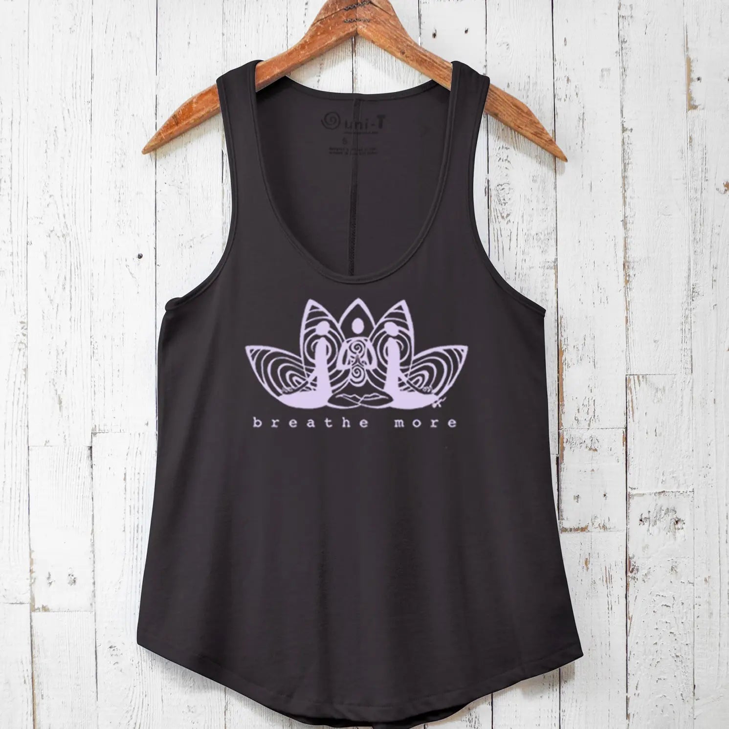 Vintage Washed Tank Top for Women - Breathe More Uni-T