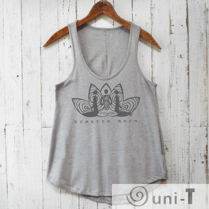 Vintage Washed Tank Top for Women - Breathe More Uni-T